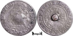 1660 EW, 3 Kreuzer - Ludovic al IV-lea - Ducatele Sileziei - Regatul Boemiei