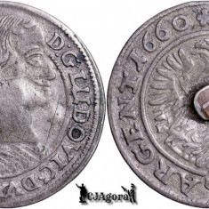 1660 EW, 3 Kreuzer - Ludovic al IV-lea - Ducatele Sileziei - Regatul Boemiei