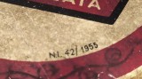 Cumpara ieftin CUTIE VECHE DIN TABLA HALVA DIN SUSAN CU CIOCOLATA - 1955