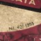 CUTIE VECHE DIN TABLA HALVA DIN SUSAN CU CIOCOLATA - 1955