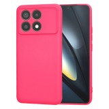 Husa silicon Xiaomi Poco F6 Pro Techsuit SoftFlex, fucsia