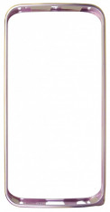 Husa bumper metal roz pentru Samsung Galaxy S6 Edge (SM-G925) foto