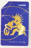 bnk card Cartele telefonice - Polonia - zodiac - varsator