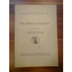 ST. IONESCU-VALBUDEA (ABUM) - ACADEMIA ROMANA PUBLICATIUNILE FONDULUI ELENA SIMU VI - ION FRUNZETTI
