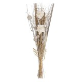 Buchet Decorativ cu Flori Uscate Bej Albe 90cm