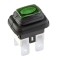 BUTOANE COMUTATOR SERIE 3658 NEGRU/VERDE 3658-250.22 INTERB&Auml;R