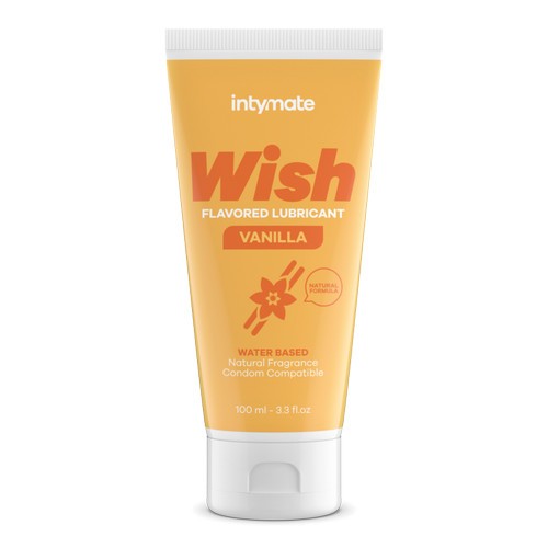 Lubrifianti cu arome - Intymate Dorinta Lubrifiant Personal Vanilie 100 ml Pe Baza de Apa Formula Naturala Rezista Mult