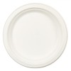 Farfurii Compostabile Trestie de Zahar, 23cm, Set 10 Bucati, Eco, Biodegradabile, Albe
