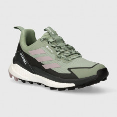 adidas TERREX pantofi Free Hiker 2 Low GTX femei, culoarea verde, IE5100