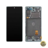 Display cu Touchscreen Samsung Galaxy S20 FE 5G G781 cu Rama Verde (Cloud Mint) Service Pack GH82-24214D