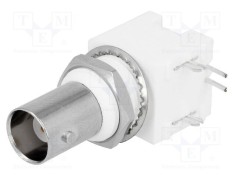 Conector BNC soclu mama unghi 90? 50? THT AMPHENOL RF foto