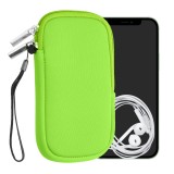 Husa Universala Kwmobile marime M - 5,5 inch, Neopren, Verde, 46188.2.44