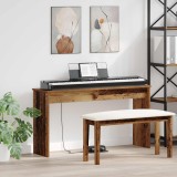 vidaXL Suport pentru keyboard Lemn vechi 120 x 32 x 64 cm 899493