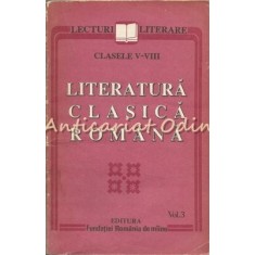 Literatura Clasica Romana - Clasele V -VIII