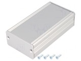Carcasă Aluminiu Gri AKG 55x100x28mm