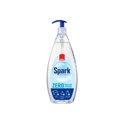 Detergent de vase Sano Spark Zero, fara coloranti si parfumanti 500 ml foto