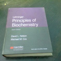 LEHNINGER. PRINCIPLES OF BIOCHEMISTRY - DAVID L. NELSON (CARTE IN LIMBA ENGLEZA)