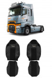 Cumpara ieftin Set huse scaun piele camion Renault T (2013-2022) Negru