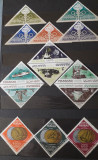 Clasor cu colectii timbre 1960-1970 nestampilate straine diverse domenii