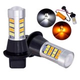 2 x Lampa Becuri 42 LED 8W S25/1156/BA15S/P21W T20 Canbus DRL Lumini Alb Gelben
