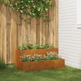 VidaXL Ghiveci Grădină cu 2 Niveluri 100x60x45 cm Oțel V&acirc;nturător
