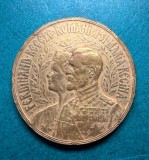 Placheta jubiliara incoronarea de la Alba Iulia 1922
