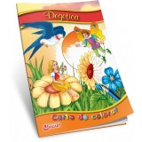 Carte de colorat si povesti , Degetica, tip A5, 16 pagini