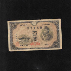 Japonia 100 yen 1946 Showa year 21 tipografia Tokyo seria1409244