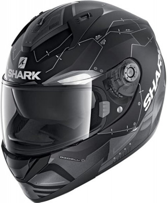 Casca Moto Shark Ridill 1.2 Mecca Negru / Gri / Matt Marimea S HE0538E-KAS-S foto