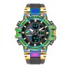 Smael Ceas barbatesc de mana Cronograf Led Stil Army Militar Multifunctional Verde