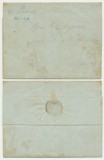 MUNTENIA 1854 scrisoare spre Breaza stampila chirilica prefilatelica BUCURESTI