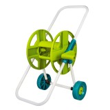 Derulator pentru furtun 45 m cu roti si cadru metalic Top Garden