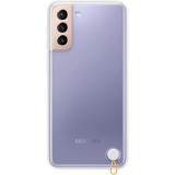 Husa de protectie Samsung Clear Protective Cover pentru Galaxy S21 Plus, White