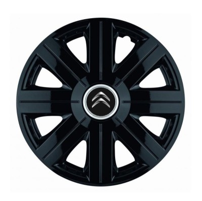 Set 4 Capace Roti pentru Citroen, model Cosmos Black, R16 foto