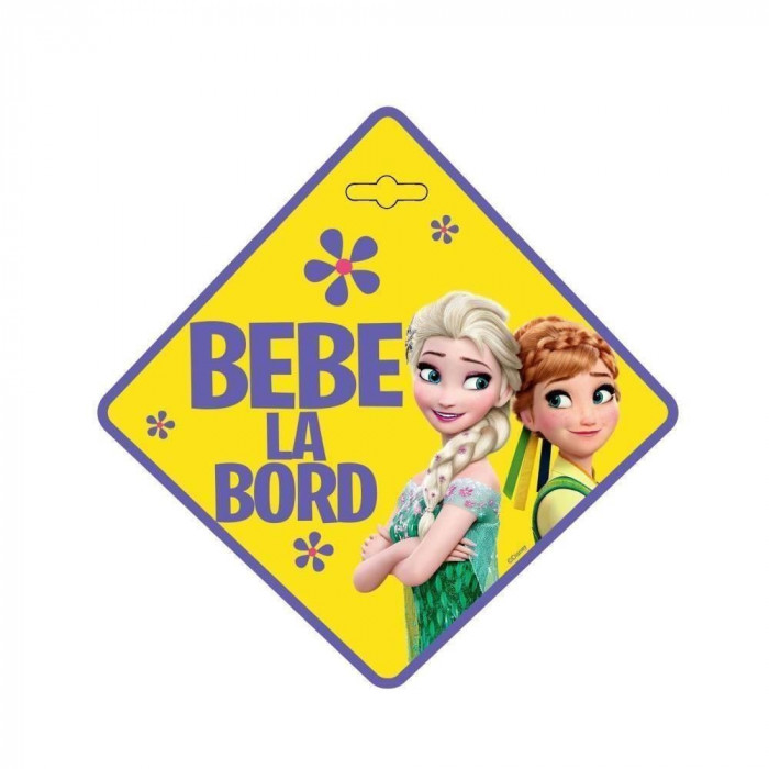 Semn auto Bebe la Bord Frozen SEV9622 Children SafetyCare