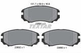 Set placute frana TEXTAR 2389101