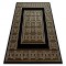 Covor ALLURE 1968 Cheie greacă, cadru - Structural, elegant, glamour negru / aur , 200x290 cm