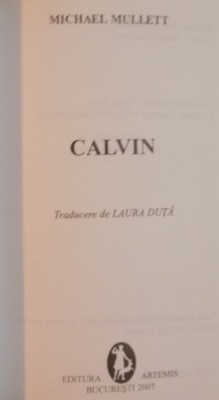 CALVIN de MICHAEL MULLETT , 2007 foto