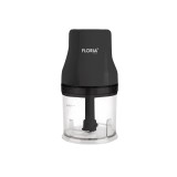 Cumpara ieftin Tocator legume-fructe (chopper) FLORIA ZLN3035, putere 200W, capacitate vas 500 ml, cutit inox, negru