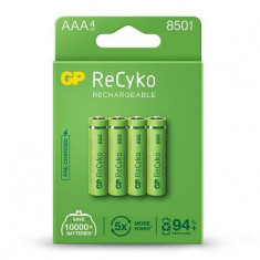 Set acumulatori R3 AAA NiMH 850mAh 4buc GP ReCkyo GP85AAAHCE-2EB4