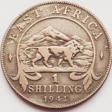 Cumpara ieftin 664 Africa de Est 1 Shilling 1941 George VI km 28 argint