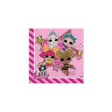 Set 20 servetele party LOL SURPRISE 33 x 33 cm