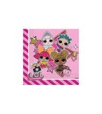 Set 20 servetele party LOL SURPRISE 33 x 33 cm