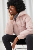 Cumpara ieftin Answear Lab geaca femei, culoarea roz, de iarna