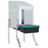 Cumpara ieftin Cuib pentru gaini cu 1 compartiment si picioare, otel galvanizat