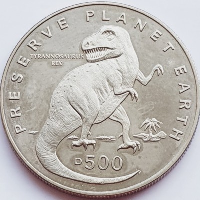 2972 Bosnia Herzegovina 500 Dinara 1993 Tyrannosaurus Rex km 4 foto
