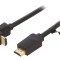 Cablu HDMI 2.0 Negru 2m 90&deg;