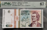 Rom&acirc;nia 1000 Lei 1993 grad 67