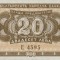 BULGARIA █ bancnota █ 20 Leva █ 1950 █ P-79 █ UNC █ necirculata