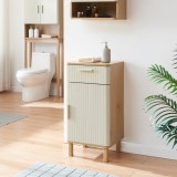 Dulap de baie Ferrersp 80x40x35 cm, stejar si nisip, [en.casa]